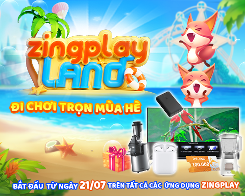 Công viên giải trí mùa hè “hệ game thủ” mới toanh trên cổng game ZingPlay 